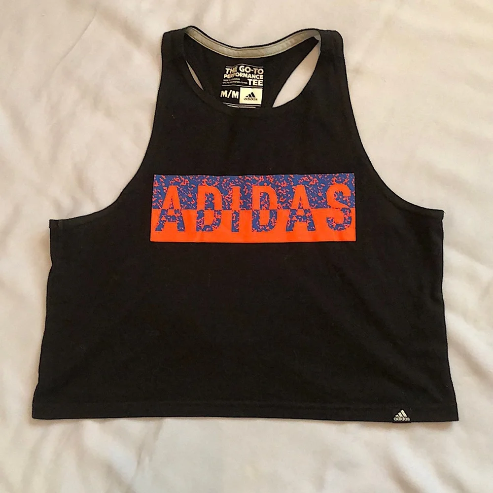 ♦️ADIDAS Racer Back Tank Tee - Picture 1 of 5